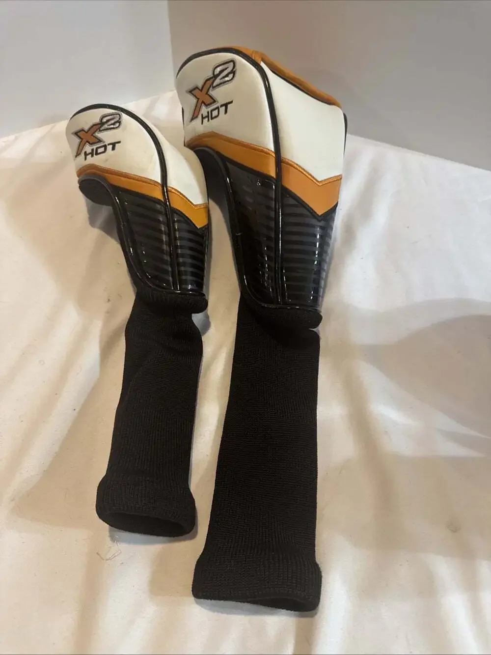 Set Of 3 Callaway X2 Hot Driveway & Fairway Wood Headcovers Fair Shape